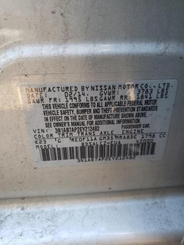 Photo 9 VIN: 3N1AB7AP2EY212482 - NISSAN SENTRA S 