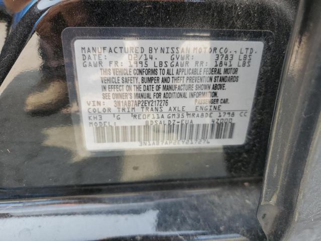 Photo 11 VIN: 3N1AB7AP2EY217276 - NISSAN SENTRA S 