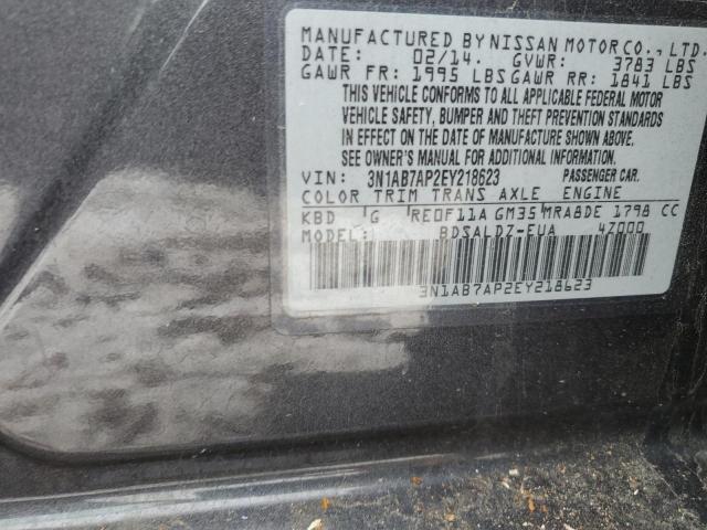 Photo 11 VIN: 3N1AB7AP2EY218623 - NISSAN SENTRA 