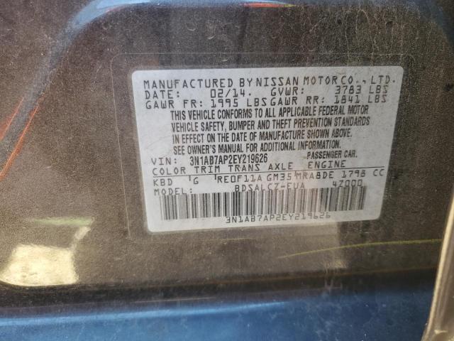 Photo 11 VIN: 3N1AB7AP2EY219626 - NISSAN SENTRA S 