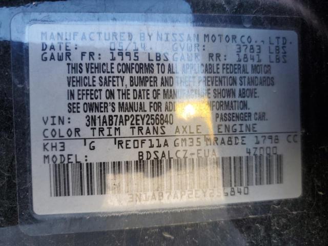 Photo 11 VIN: 3N1AB7AP2EY256840 - NISSAN SENTRA S 