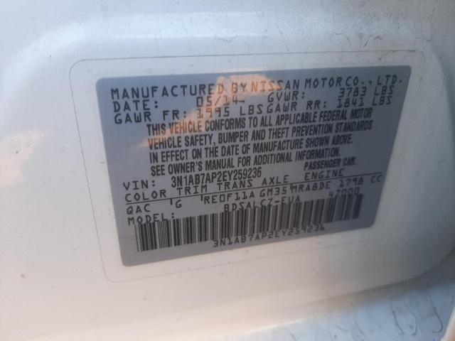 Photo 12 VIN: 3N1AB7AP2EY259236 - NISSAN SENTRA S 