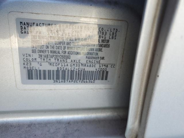 Photo 11 VIN: 3N1AB7AP2EY266560 - NISSAN SENTRA S 