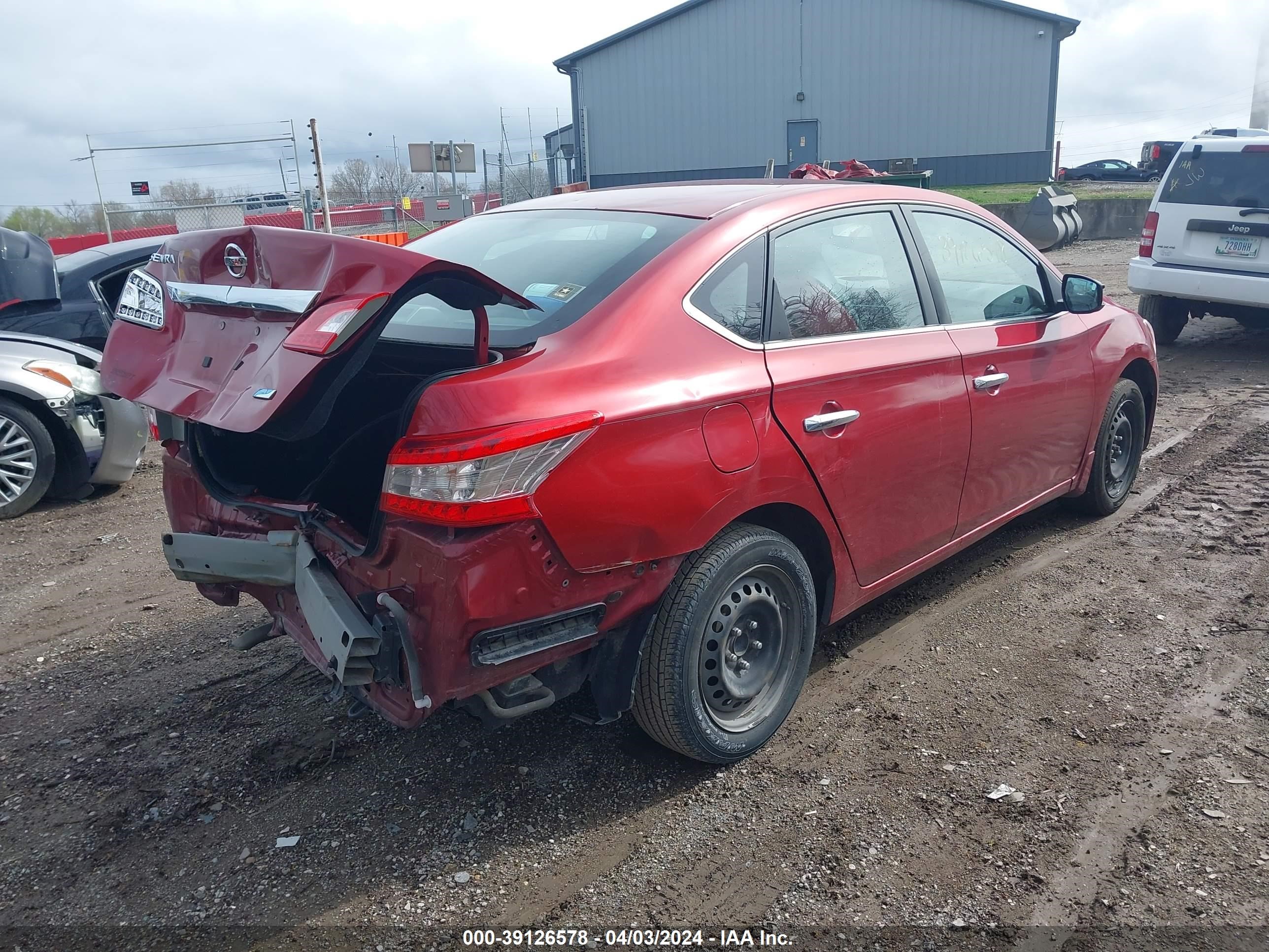 Photo 3 VIN: 3N1AB7AP2EY272746 - NISSAN SENTRA 