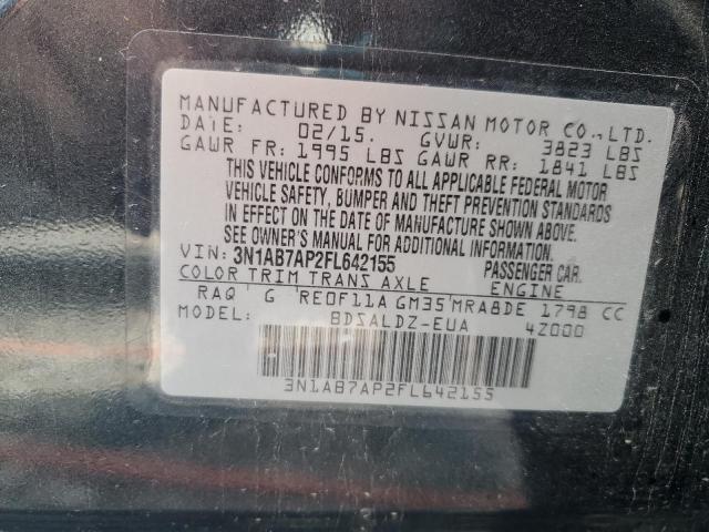 Photo 11 VIN: 3N1AB7AP2FL642155 - NISSAN SENTRA S 