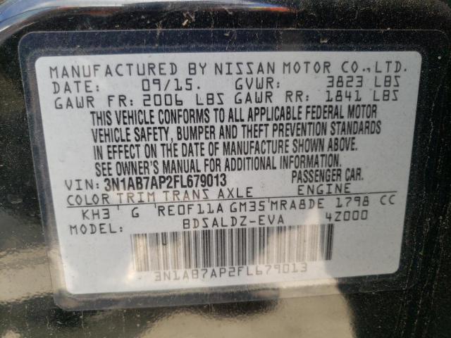 Photo 11 VIN: 3N1AB7AP2FL679013 - NISSAN SENTRA 