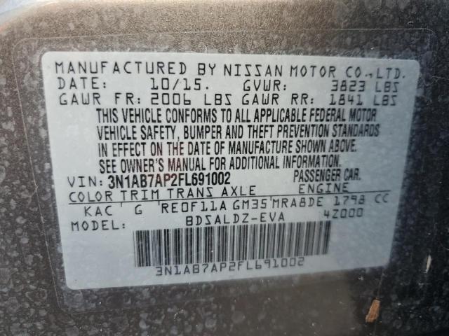 Photo 11 VIN: 3N1AB7AP2FL691002 - NISSAN SENTRA 