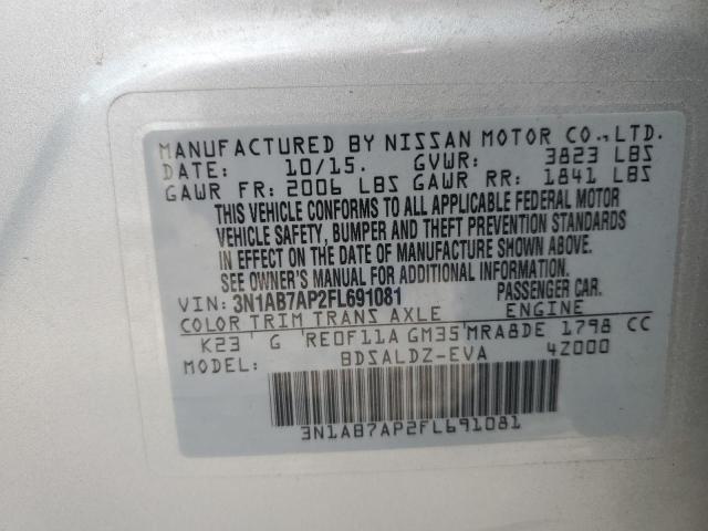 Photo 11 VIN: 3N1AB7AP2FL691081 - NISSAN SENTRA 