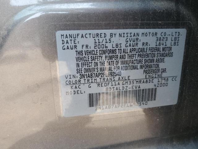 Photo 11 VIN: 3N1AB7AP2FL692540 - NISSAN SENTRA 