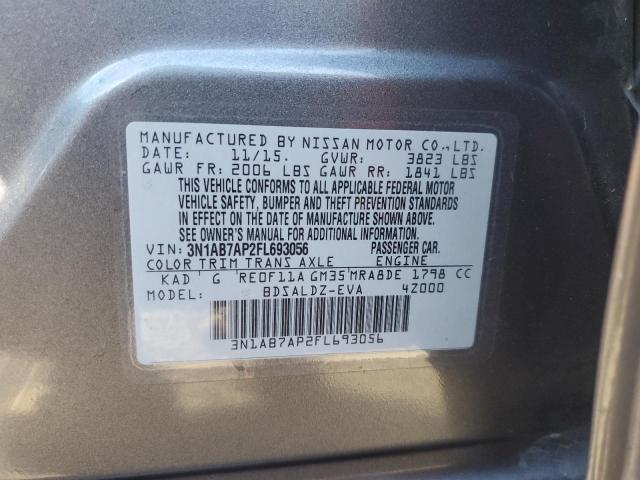 Photo 11 VIN: 3N1AB7AP2FL693056 - NISSAN SENTRA 