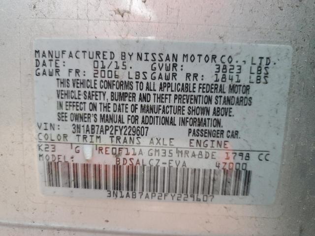 Photo 11 VIN: 3N1AB7AP2FY229607 - NISSAN SENTRA 