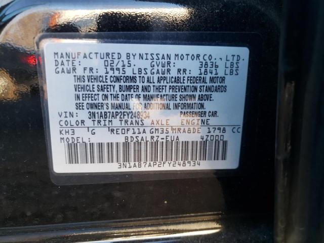 Photo 11 VIN: 3N1AB7AP2FY248934 - NISSAN SENTRA S 