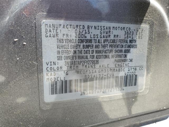 Photo 12 VIN: 3N1AB7AP2FY279536 - NISSAN SENTRA 