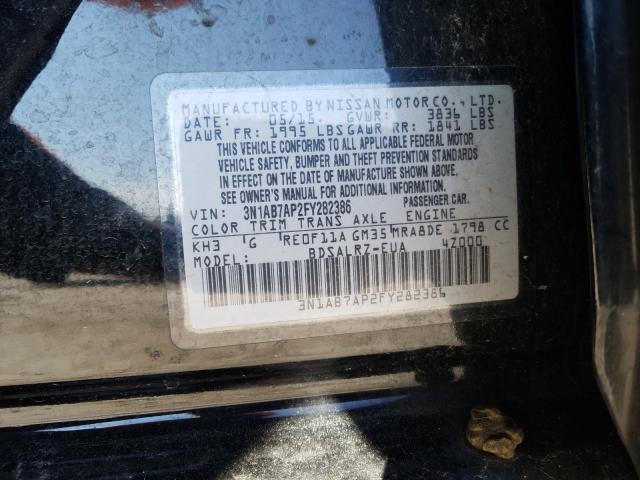 Photo 9 VIN: 3N1AB7AP2FY282386 - NISSAN SENTRA 