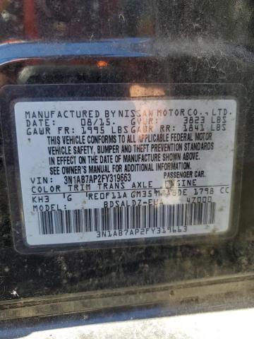 Photo 11 VIN: 3N1AB7AP2FY319663 - NISSAN SENTRA S 