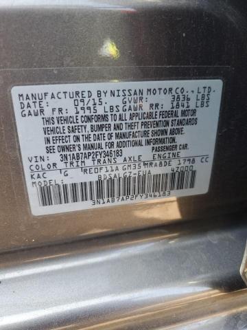 Photo 12 VIN: 3N1AB7AP2FY346183 - NISSAN SENTRA S 