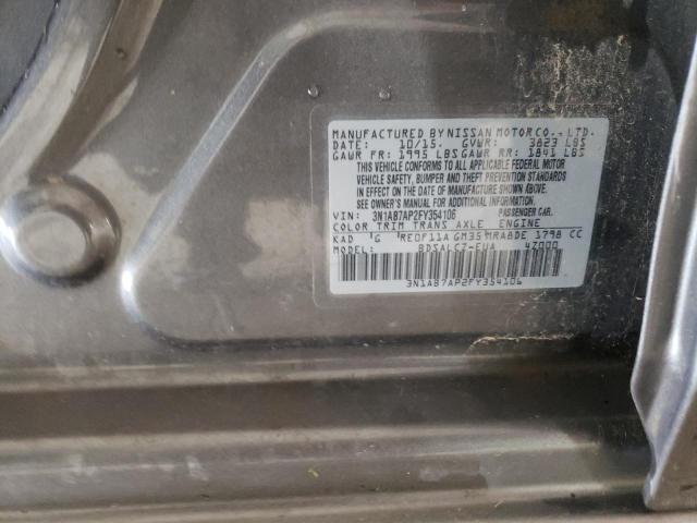 Photo 9 VIN: 3N1AB7AP2FY354106 - NISSAN SENTRA S 