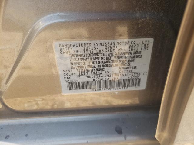 Photo 9 VIN: 3N1AB7AP2FY364912 - NISSAN SENTRA S 