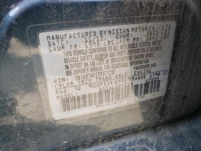 Photo 11 VIN: 3N1AB7AP2FY371732 - NISSAN SENTRA 