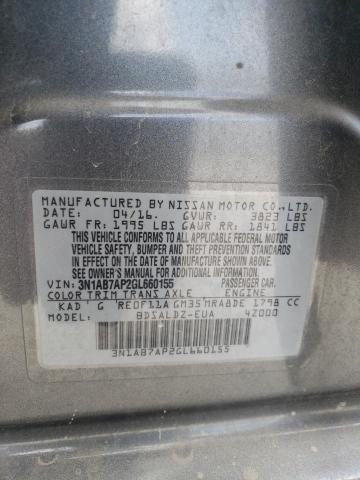 Photo 11 VIN: 3N1AB7AP2GL660155 - NISSAN SENTRA 