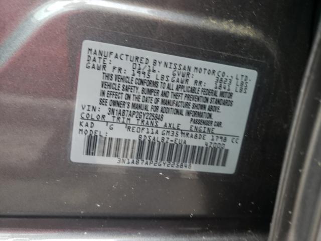 Photo 9 VIN: 3N1AB7AP2GY225848 - NISSAN SENTRA S 