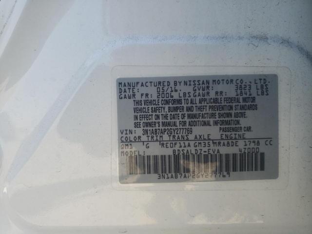 Photo 11 VIN: 3N1AB7AP2GY277769 - NISSAN SENTRA S 