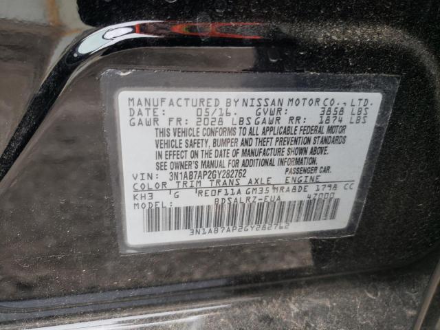 Photo 11 VIN: 3N1AB7AP2GY282762 - NISSAN SENTRA 