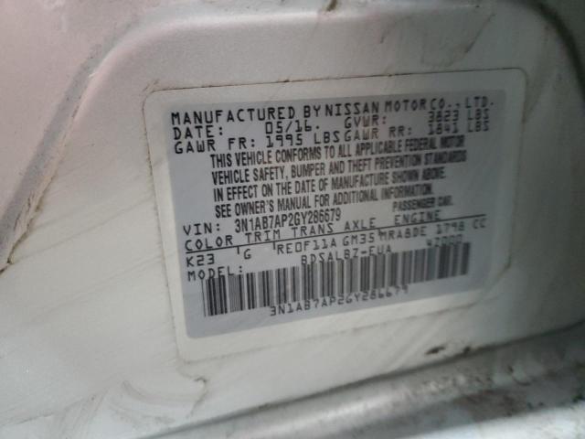 Photo 12 VIN: 3N1AB7AP2GY286679 - NISSAN SENTRA 