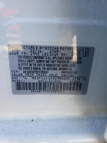 Photo 11 VIN: 3N1AB7AP2GY289047 - NISSAN SENTRA S 