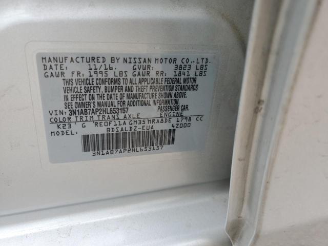 Photo 11 VIN: 3N1AB7AP2HL653157 - NISSAN SENTRA S 