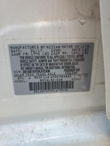 Photo 11 VIN: 3N1AB7AP2HL672436 - NISSAN SENTRA S 