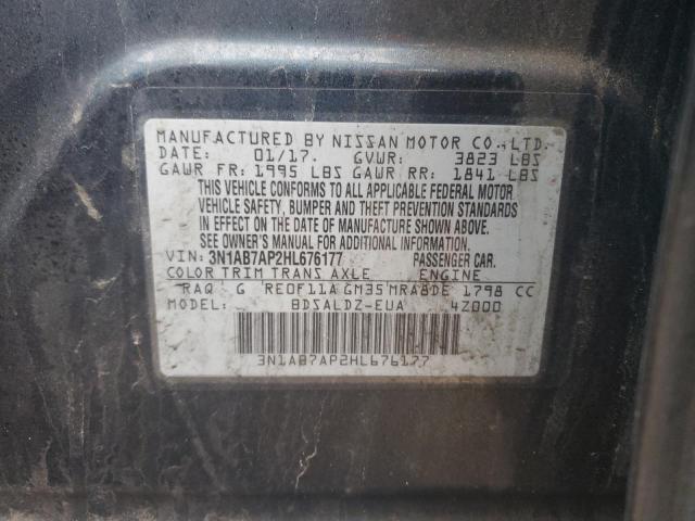 Photo 11 VIN: 3N1AB7AP2HL676177 - NISSAN SENTRA S 