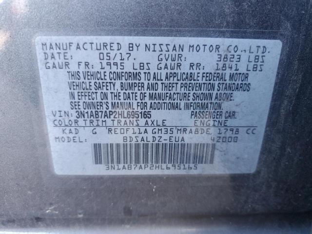 Photo 12 VIN: 3N1AB7AP2HL695165 - NISSAN SENTRA S 