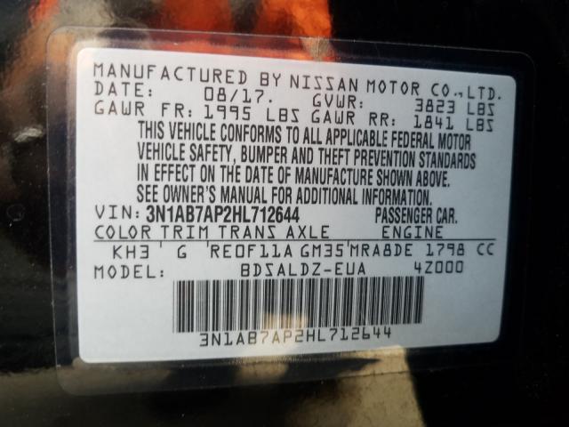 Photo 9 VIN: 3N1AB7AP2HL712644 - NISSAN SENTRA S 