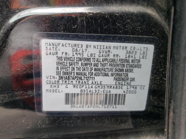 Photo 9 VIN: 3N1AB7AP2HL712711 - NISSAN SENTRA S 