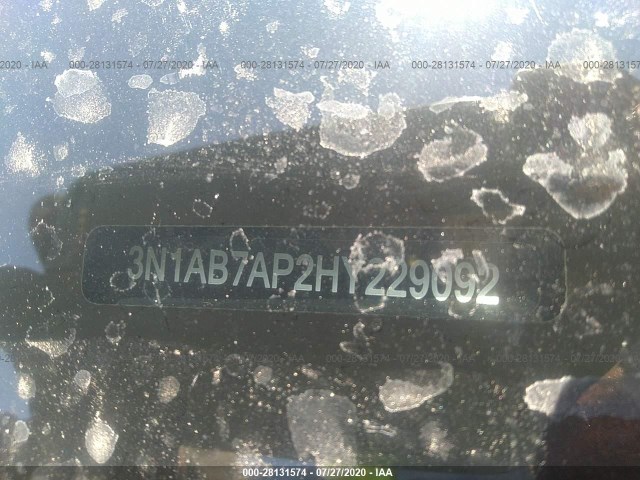 Photo 8 VIN: 3N1AB7AP2HY229092 - NISSAN SENTRA 