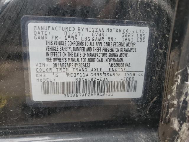 Photo 11 VIN: 3N1AB7AP2HY262433 - NISSAN SENTRA S 