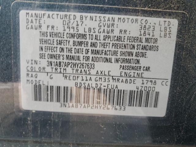 Photo 12 VIN: 3N1AB7AP2HY267633 - NISSAN SENTRA 