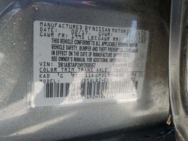 Photo 11 VIN: 3N1AB7AP2HY268667 - NISSAN SENTRA 