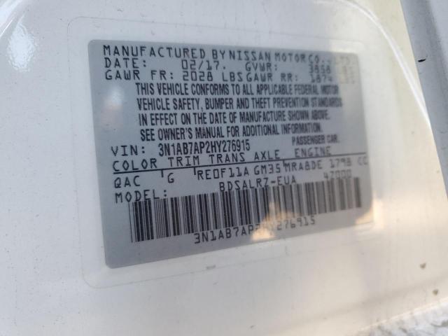 Photo 12 VIN: 3N1AB7AP2HY276915 - NISSAN SENTRA 