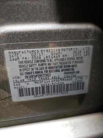 Photo 11 VIN: 3N1AB7AP2HY279622 - NISSAN SENTRA S 