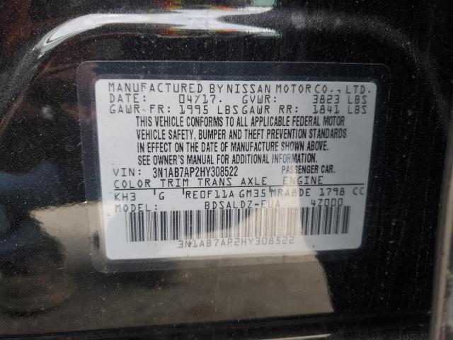 Photo 11 VIN: 3N1AB7AP2HY308522 - NISSAN SENTRA 