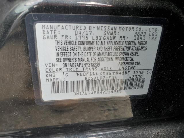 Photo 11 VIN: 3N1AB7AP2HY318239 - NISSAN SENTRA 