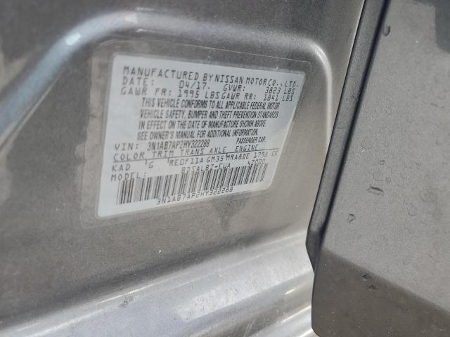 Photo 11 VIN: 3N1AB7AP2HY322288 - NISSAN SENTRA S 