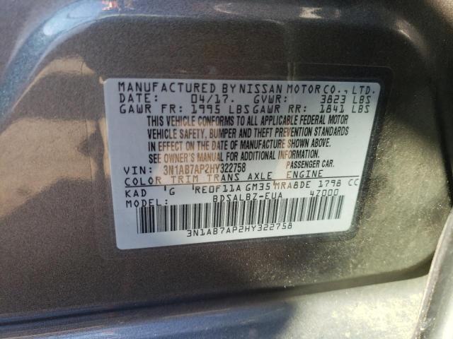 Photo 11 VIN: 3N1AB7AP2HY322758 - NISSAN SENTRA 