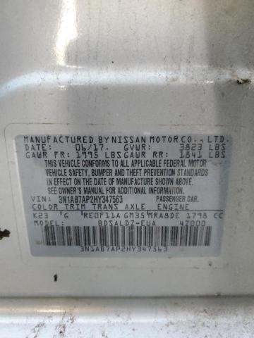 Photo 11 VIN: 3N1AB7AP2HY347563 - NISSAN SENTRA S 