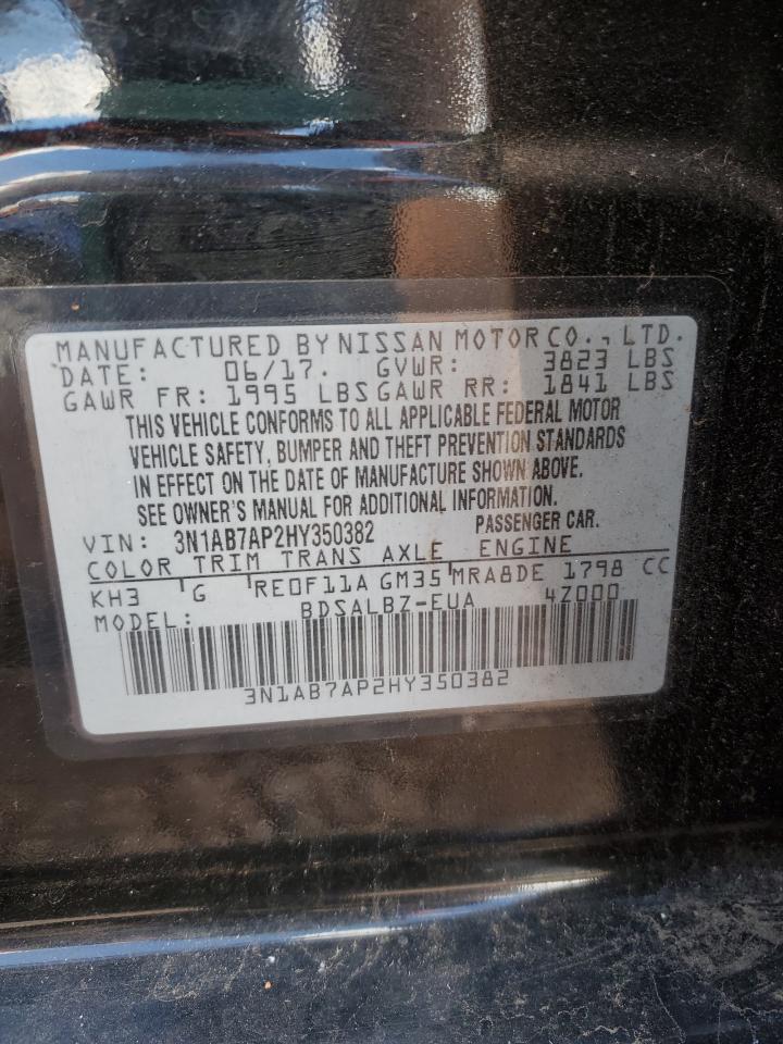 Photo 12 VIN: 3N1AB7AP2HY350382 - NISSAN SENTRA 