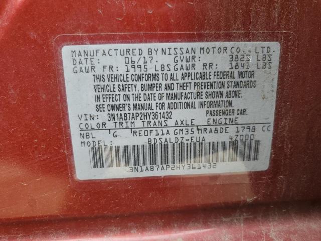 Photo 11 VIN: 3N1AB7AP2HY361432 - NISSAN SENTRA 