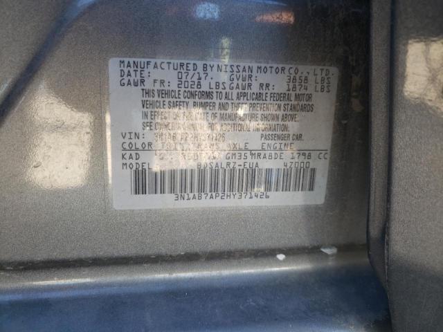 Photo 12 VIN: 3N1AB7AP2HY371426 - NISSAN SENTRA 