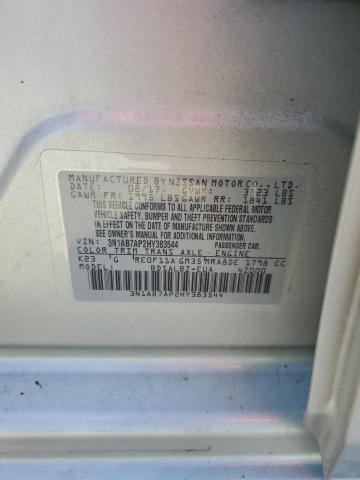 Photo 11 VIN: 3N1AB7AP2HY383544 - NISSAN SENTRA 